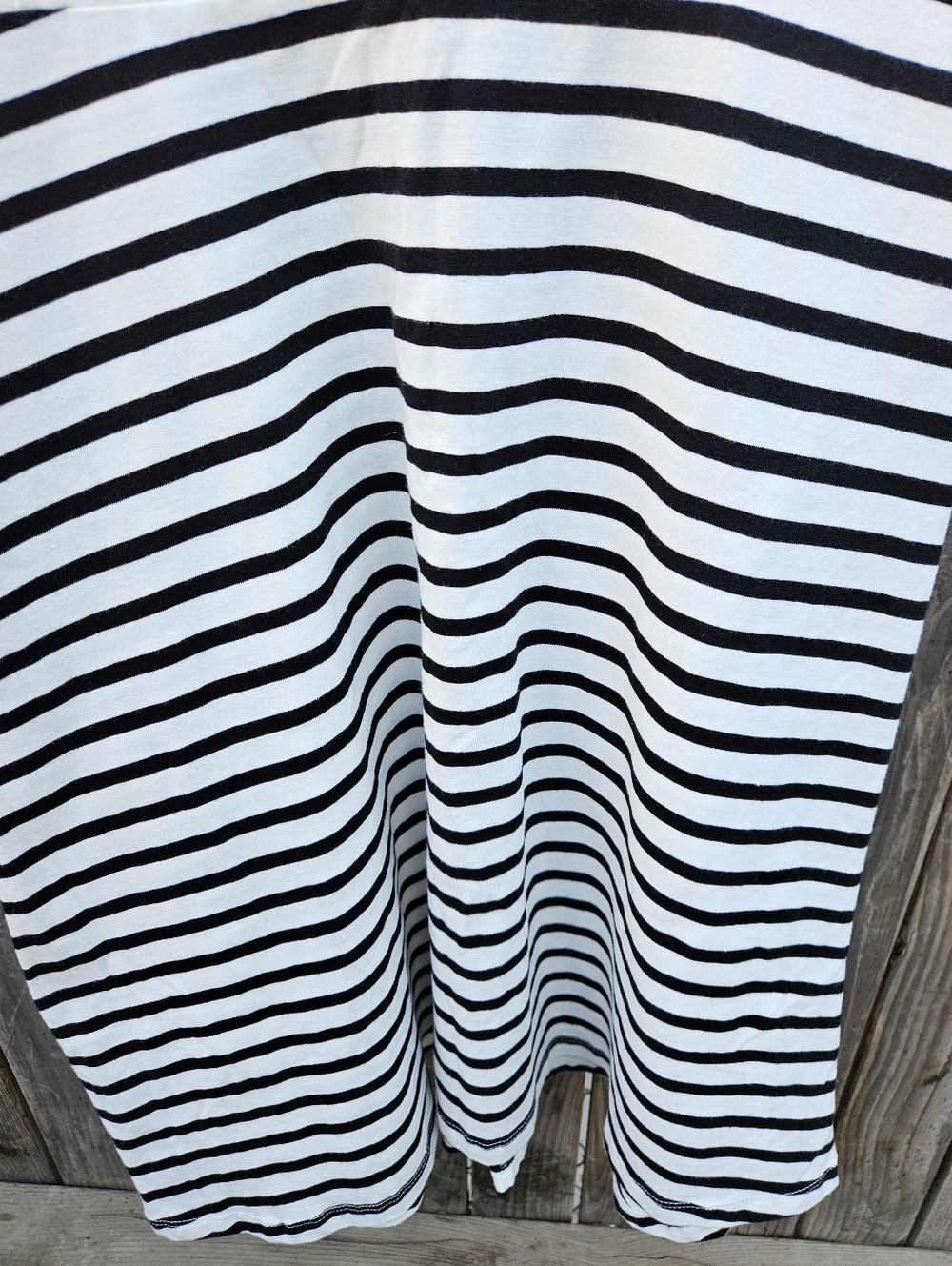 Old Navy Classic Black and White Striped Casual Dress Women's Size M - Picture 10 of 16
